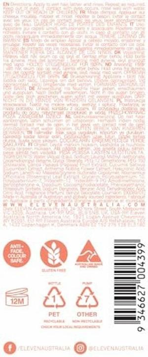Image du produit ELEVEN Australia Shampooing Traitement capillaire Miracle 300ml (300 ml, Shampoing liquide)