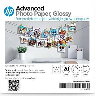 Produktbild HP Advanced Glänzend (250 g/m², 127 x 127 mm, 20 Stk.)