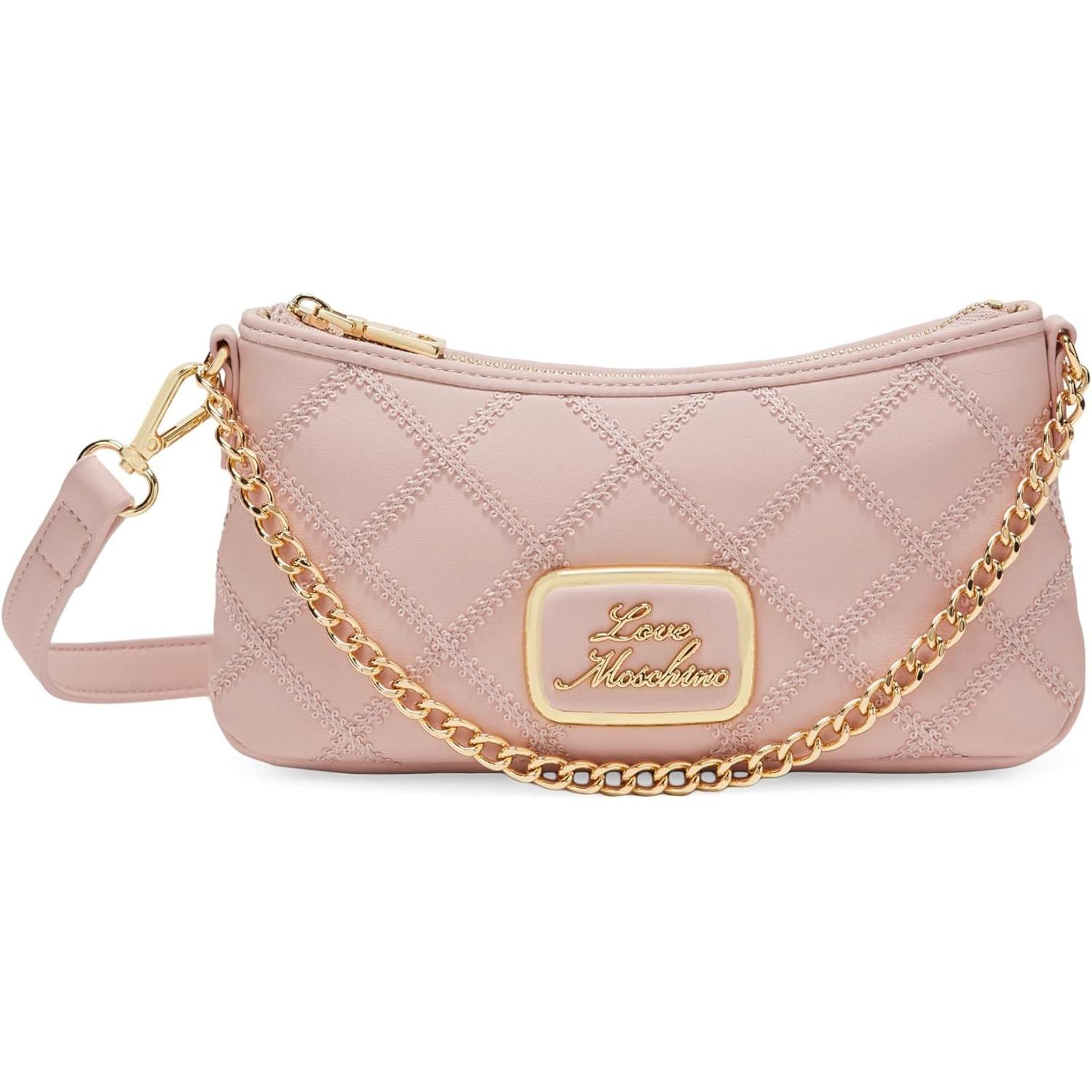 Love Moschino Donna Verde Donne, Borsetta, Borsa A Spalla In Polvere,