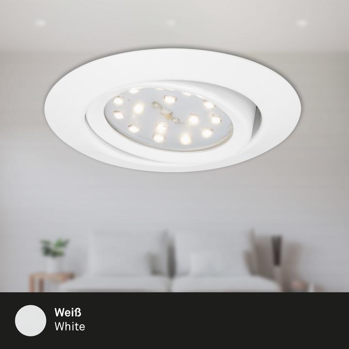 Produktbild Briloner LED Einbauleuchten 3er-Set, weiss, 3xLED-Modul/3W (300 lm)