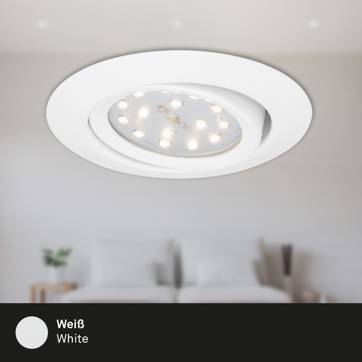 Produktbild Briloner LED Einbauleuchten 3er-Set, weiss, 3xLED-Modul/3W (300 lm)