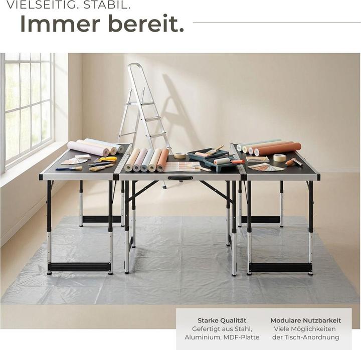 Actual product image tectake Wallpaper tables