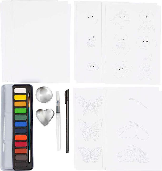 Actual product image Creativ Company Bastelset Wasserfarben