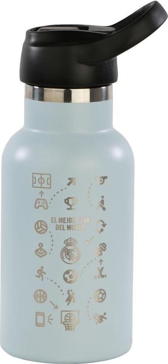 Real Madrid CF Real Madrid C.f. Thermosflasche Real Madrid C.f. Schwarz Silikon Edelstahl