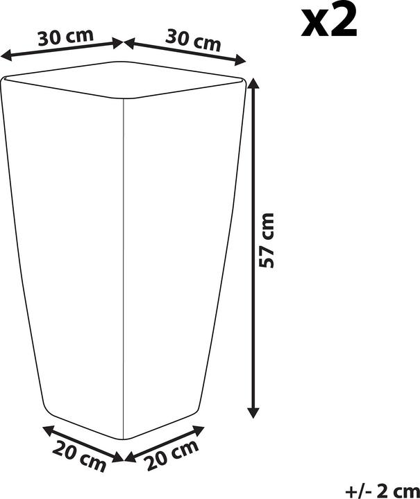 Produktbild Beliani Modi (30 x 30 x 57 cm)