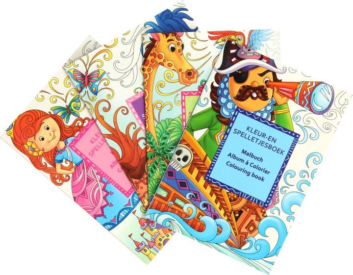 Immagine prodotto Wins Holland Libretto da colorare e giochi, set da 24.