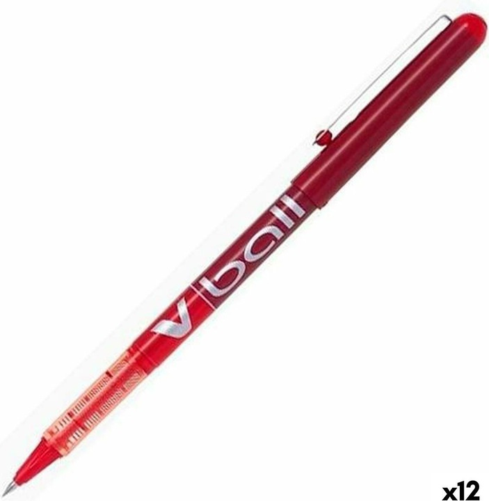 Produktbild Pilot Vball 7 Liquid Ink Rollerball 0.7 mm tip (Box of 12) - Red (Rot, 12 x)