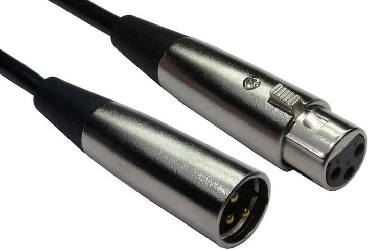 RS PRO XLR-Kabel 3-polig, XLR 3-polig, XLR 2m Schwarz (2 m, XLR Kabel)