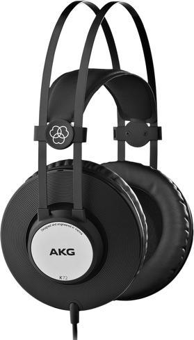 AKG K72 Wired Headphones Head-band Black (Cable)