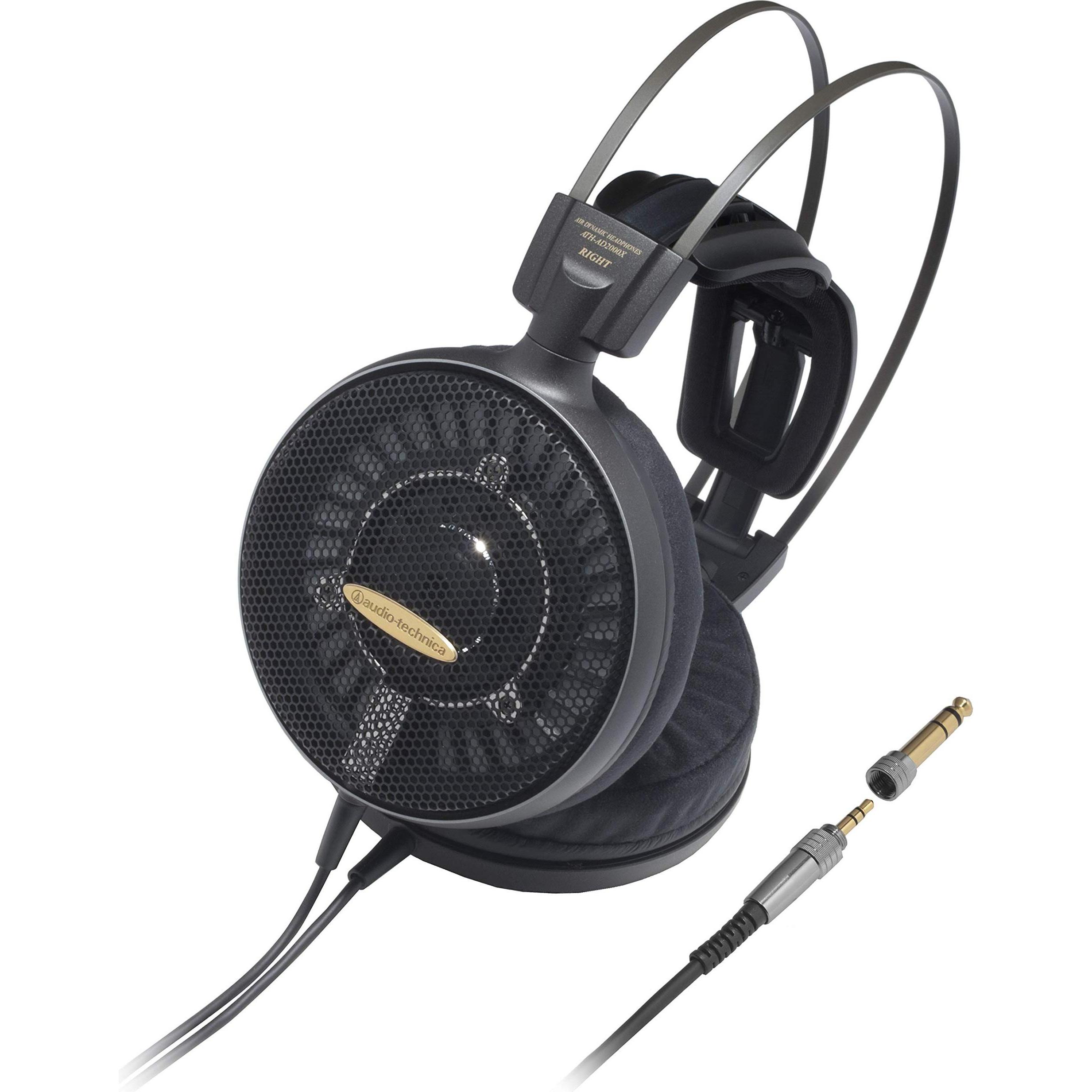 Audio-Technica ATH-AD2000X (Nessuna cancellazione del rumore, Cablato), Cuffie, Nero