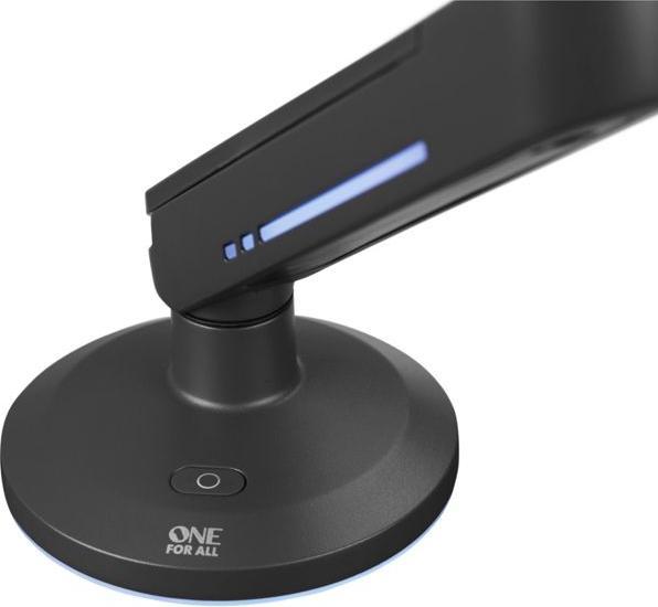 Produktbild One for All Monitor Halterung Experience RGB Single schwarz (Tisch, 45", 14 kg)