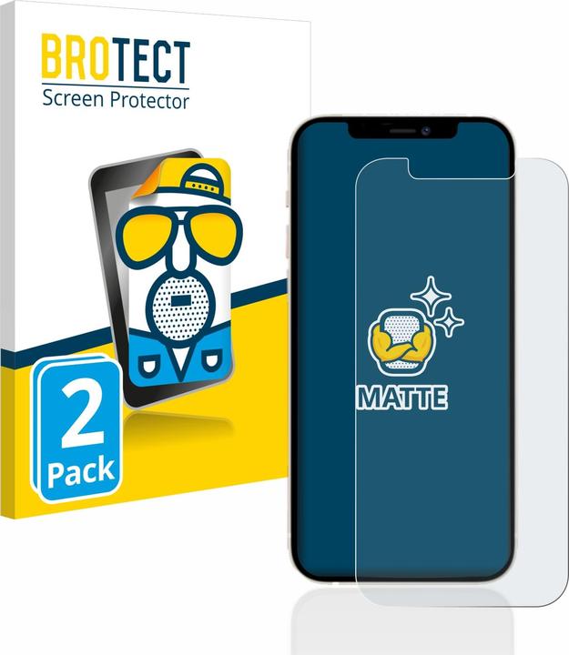Immagine prodotto BROTECT Pellicola protettiva antiriflesso opaca (2 pz., Apple iPhone 12 Pro)