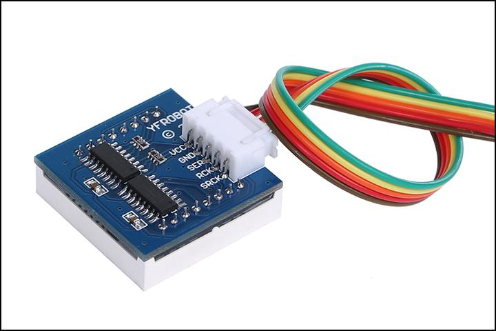 Actual product image OEM 8x8 LED Matrix Breakout with 2 HC595