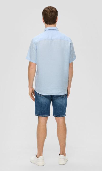 Immagine prodotto s.Oliver Hemd Kurzarmhemd aus Leinen (XL)
