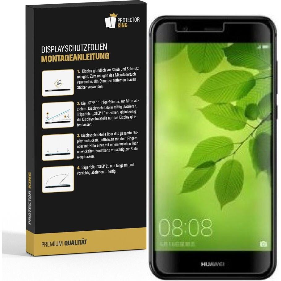 Thumbnail - Protectorking 4x Premium Displayschutzfolie 3D KLAR (4 Stück, Huawei Nova 2 Plus), Smartphone Schutzfolie