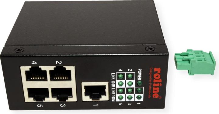 Produktbild Roline Industrie Switch 5x RJ-45, unmanaged (5 Ports)
