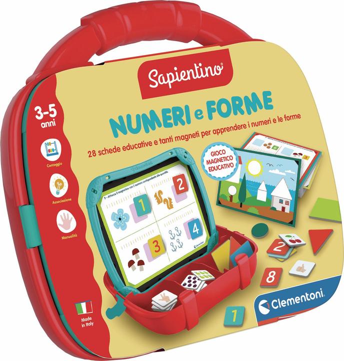Produktbild Clementoni Valigetta magnetica Numeri e Forme IT (Italienisch, 3 - 6 Jahre)
