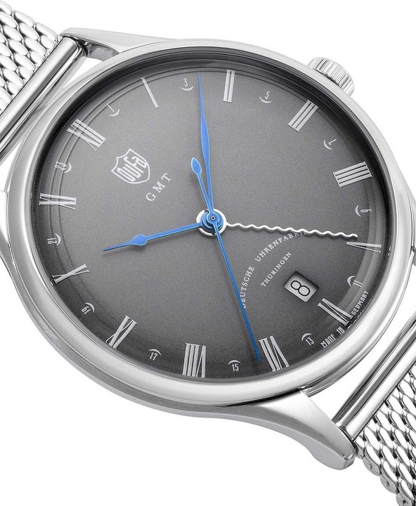 Produktbild DuFa DF-9006-11 Weimar GMT 38mm 3ATM (Analoguhr, 38 mm)