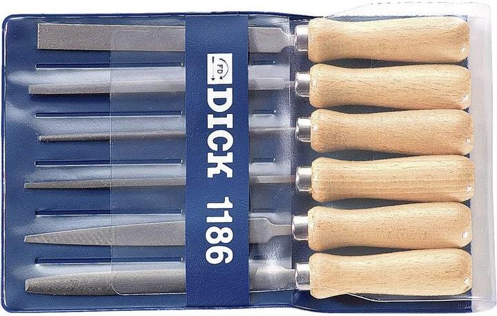 Produktbild Dick Schlüsselfeilen-Satz 6tlg. 100 (Hieb 2, 100 mm)