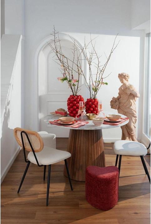 Produktbild Kare Design Hocker Lovely Rot 36x34cm