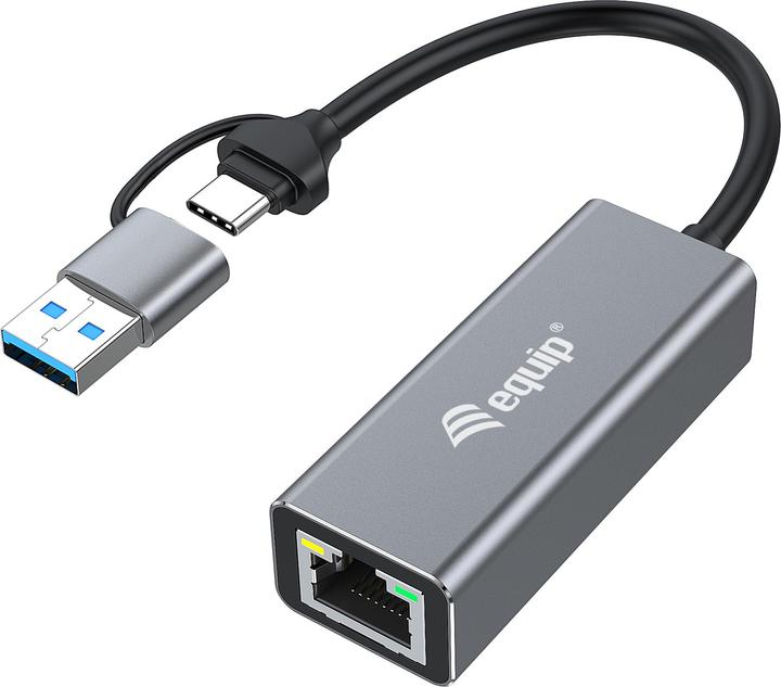 equip USB-C auf 2.5 Gigabit Ethernet (USB-C, USB, RJ45 2.5 Gigabit Ethernet (1x))