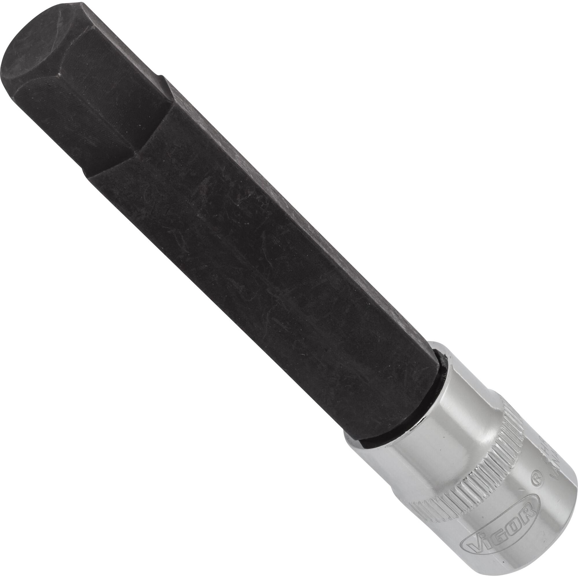 Vigor, Steckschlüssel + Stecknuss, 3/8"INNEN-6KT-SCHRAUB.EINSATZ SW 13,93MM (13 mm)