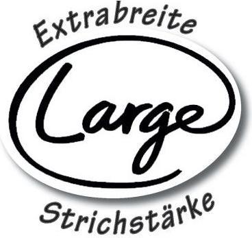 Produktbild Bic ® Kugelschreiber Cristal® Large 0,6mm blau dokumentenecht Farbe des Schaftes: transparent (Blau, 1x)