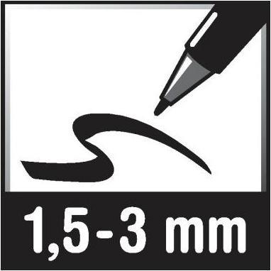 Productafbeelding Legamaster Whiteboard/flipchart marker TZ 100 1.5-3mm zwarte ronde punt (1x)