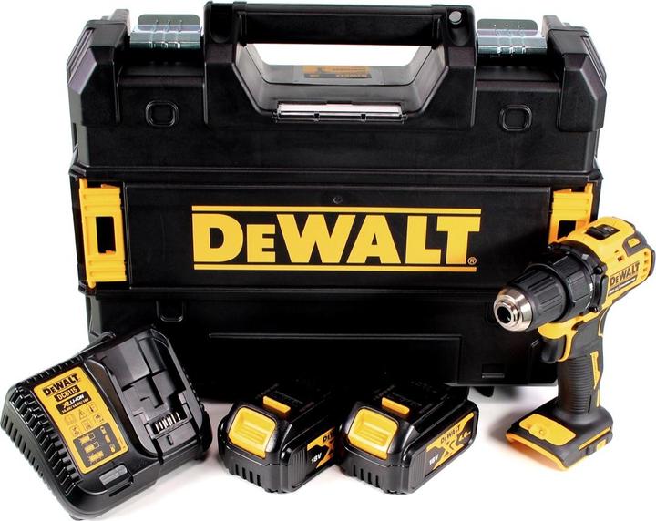 Produktbild DeWalt DCD 708 M2T Akku Bohrschrauber 18 V Li-Ion Brushless in TSTAK Box + 2 x 4,0 Ah Akku + Ladeger (Akkubetrieb)