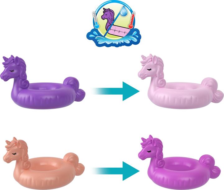 Produktbild Polly Pocket Einhorn Poolparty Schatulle