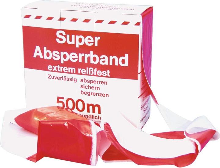 Produktbild Accessory Absperrband rot/weiss 500mx75mm