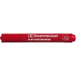 Soennecken, Marker, Flipchartmarker 1-3mm rot (Rot, 3 mm, 1 x)