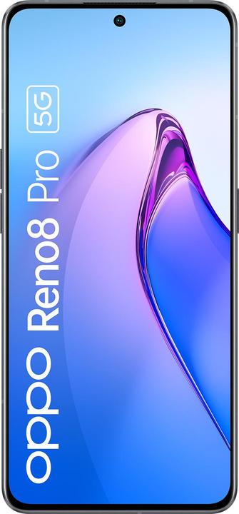 Actual product image OPPO Reno 8 Pro (256 GB, Glazed Black, 6.70", Dual SIM, 5G)