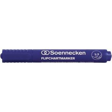 Thumbnail - Soennecken, Marker, Flipchartmarker 1-3mm blau (Blau, 3 mm, 1 x)