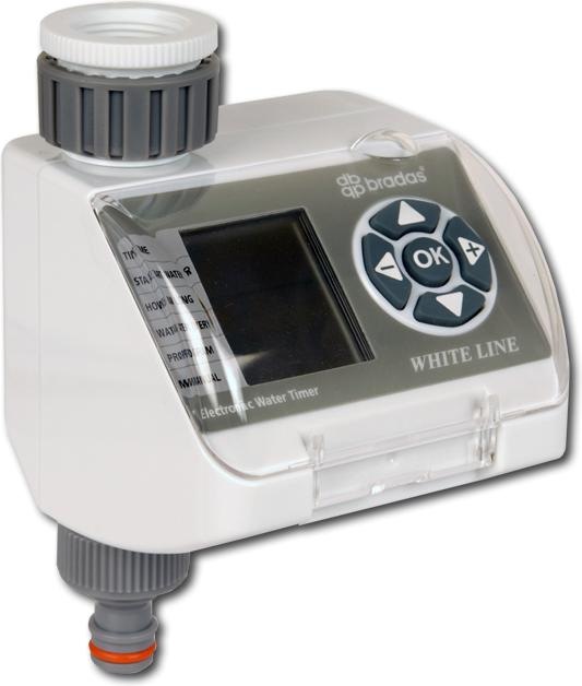 Produktbild Bradas WHITE LINE Elektronische Wasserzeitschaltuhr (Bewässerungscomputer)