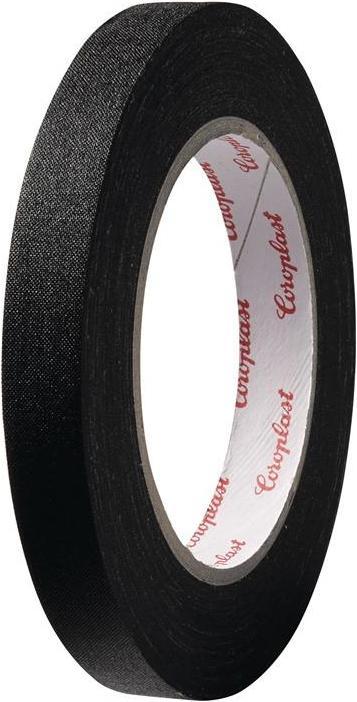Actual product image Coroplast Fabric adhesive tape 800 black length 25 m width 19 mm (19 mm)