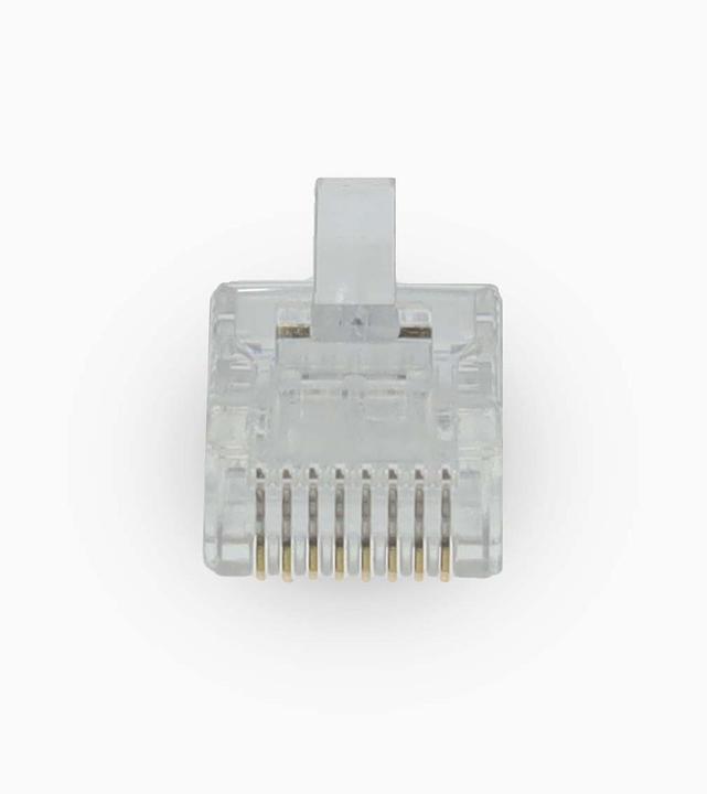 Immagine prodotto Nedis Spina RJ45 | RJ45 Passante | Solido UTP CAT5 | Dritto | Placcato oro | 10 pezzi | PVC | Tran (UTP, CAT5)