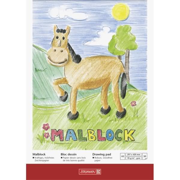 Colouring block (A3, Plain, Soft cover)