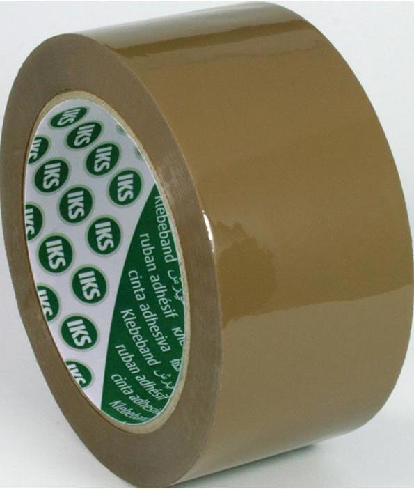 IKS Ruban adhésif d'emballage PP F29 marron Longueur 66 m Largeur 50 mm (50 mm)