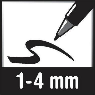 Soennecken, Marker, Permanentmarker Strichstärke: 1-4 mm Schreibfarbe: rot (Rot, 4 mm, 1 x)