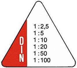 Image du produit Rumold Mètre triangulaire 160 Longueur : 30 cm Exécution de la division de réduction : 1:2,5 (30 cm, Matières plastiques)