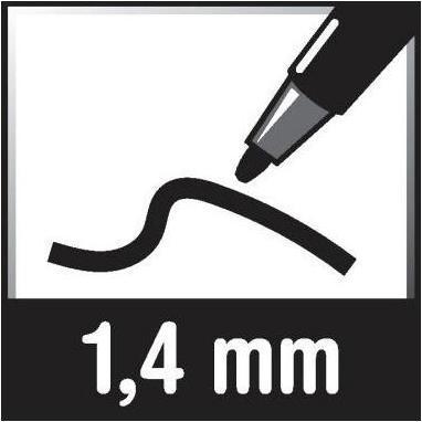 Produktbild Schneider Kugelschreiber Slider Xite Strichstärke: 1,4 mm Schreibfarbe: schwarz (Schwarz, 1 x)
