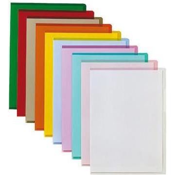 Thumbnail - Bene, Mappe, Sichthülle Verwendung für Papierformat: DIN A4 Werkstoff: PVC-Hartfolie Farbe: farbig sortiert (A4, 100 x)