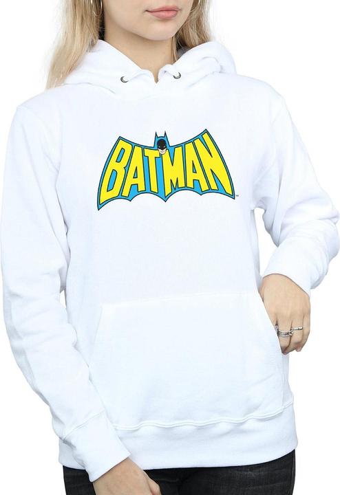 Immagine prodotto Batman Retro Logo Felpa con Cappuccio Donna (M)