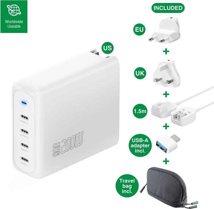 4smarts GaN Flex Pro (200 W, 4 Ports)