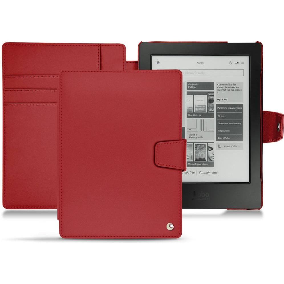 Noreve Lederschutzhülle Wallet (Aura H2O), Tablet Hülle, Rot