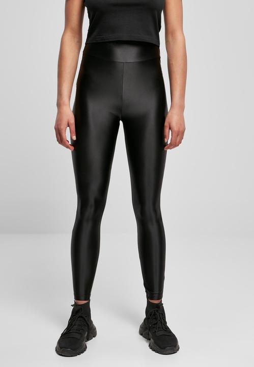 Immagine prodotto Urban Classics Leggings metallici lucidi a vita alta da donna (XL)
