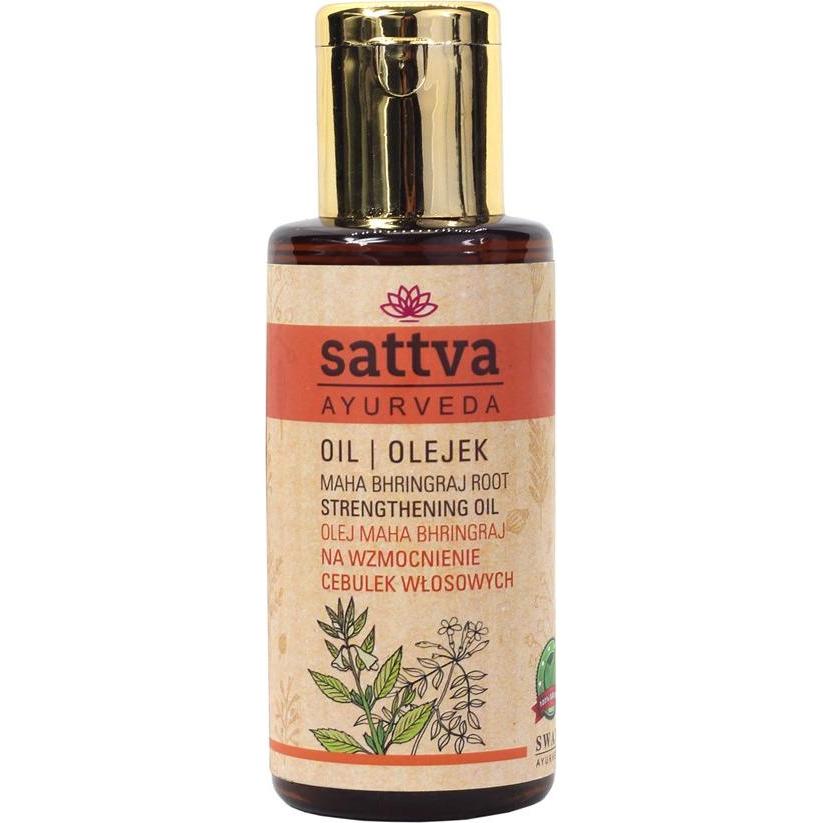 Sattva Ayurveda, Olio + Siero per capelli, Olio per capelli rinforza Maha Bhringraj 100 ml - Sattva (100 ml)
