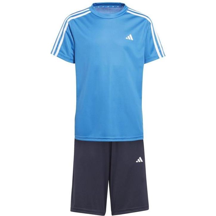 adidas, Maglietta sportiva, Training Essentials 3-Streifen Jr. Set (128), 128