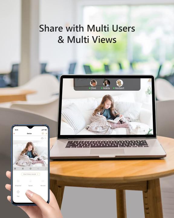 Image du produit Imou Caméra de surveillance, Blanc (1920 x 1080 Pixels)